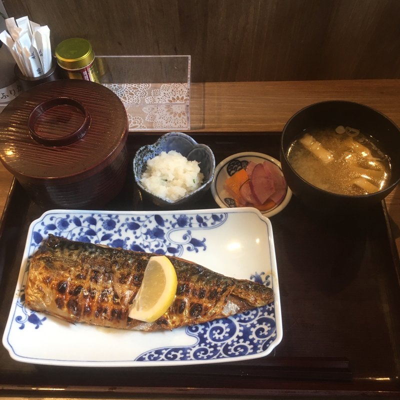 トロサバ焼き物定食(白銀屋)