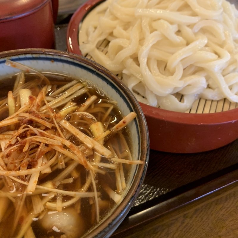 激辛肉ネギうどん(ゆでたて家 )