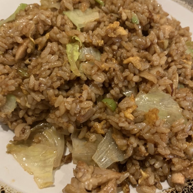 豚肉キムチチャーハン(美健食道小尾羊)