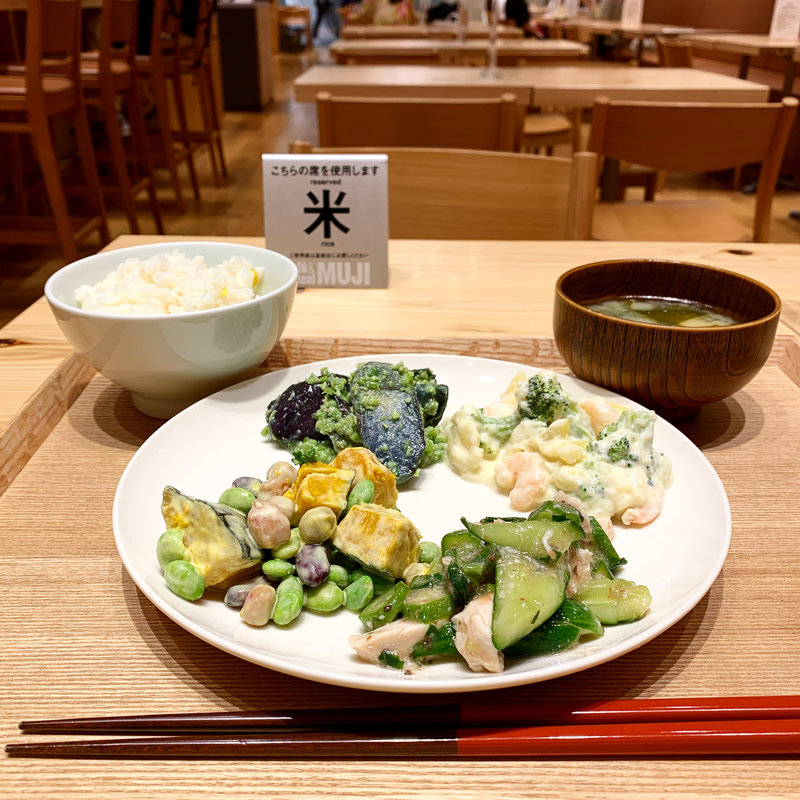 4品デリプレート(meal&caféMUJI)