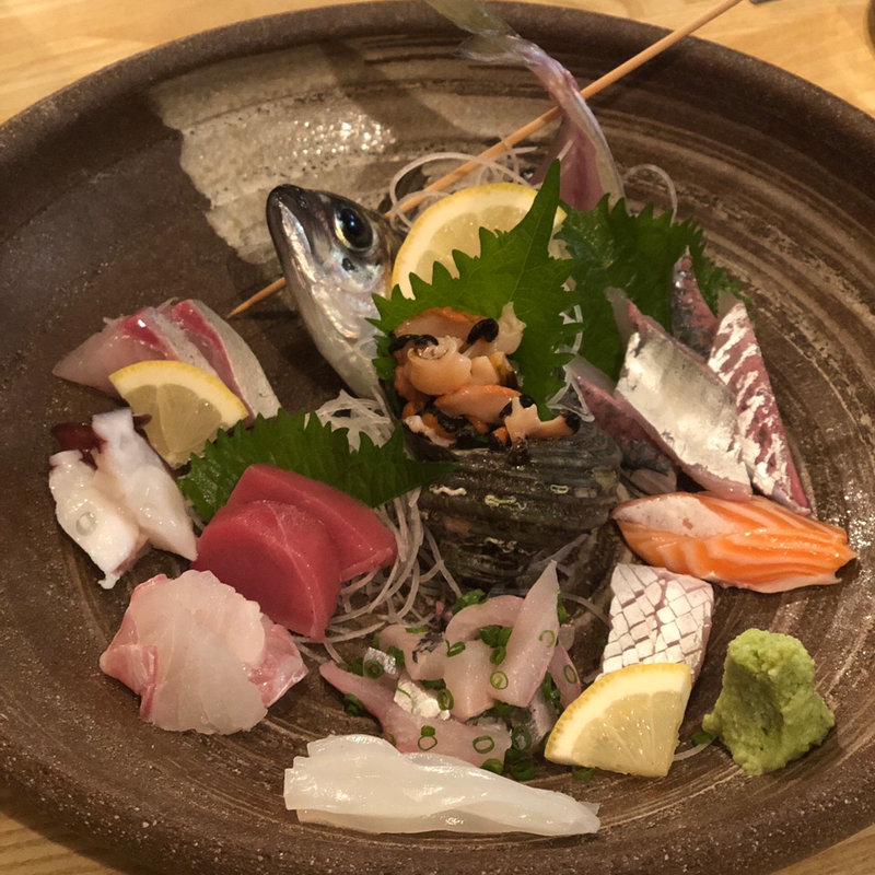 刺身盛り合わせ(大地と海のめぐみ 魚 （だいちとうみのめぐみ ぎょっ）)