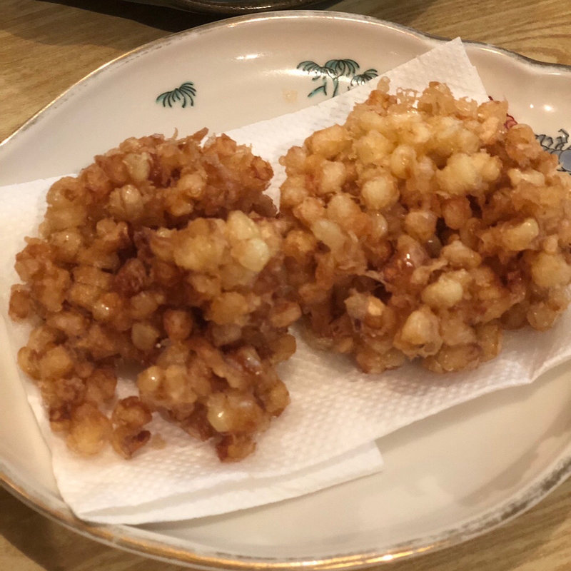 ホワイトコーンかき揚げ(大地と海のめぐみ 魚 （だいちとうみのめぐみ ぎょっ）)