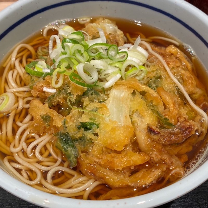 かき揚げそば(吉そば 池尻大橋店)