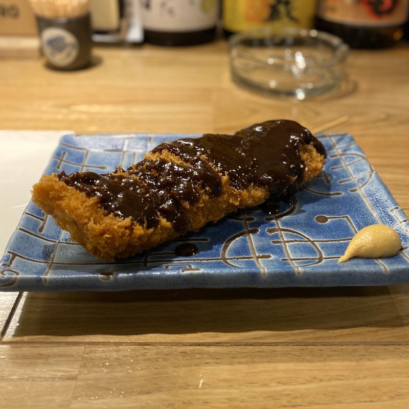 ジャンボミルフィーユ串カツ(味噌)(創和彩 あかぎ屋)