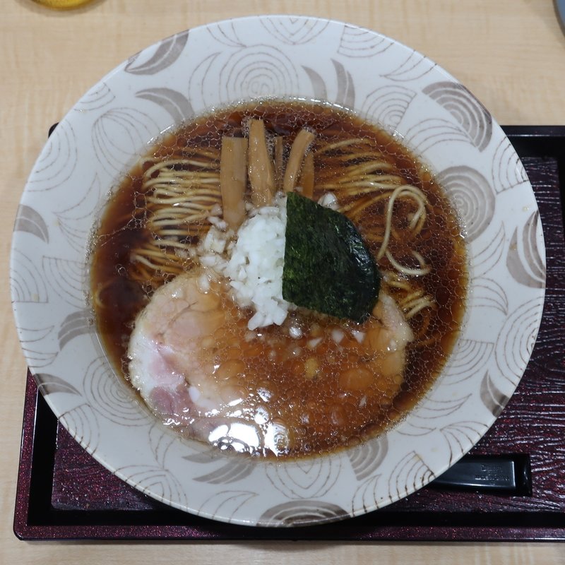 らーめん並(中華そば つけ麺 音七)