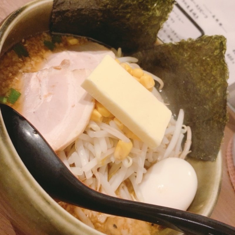 特みそこってりらーめん＋バター(ど・みそ 八丁堀店)