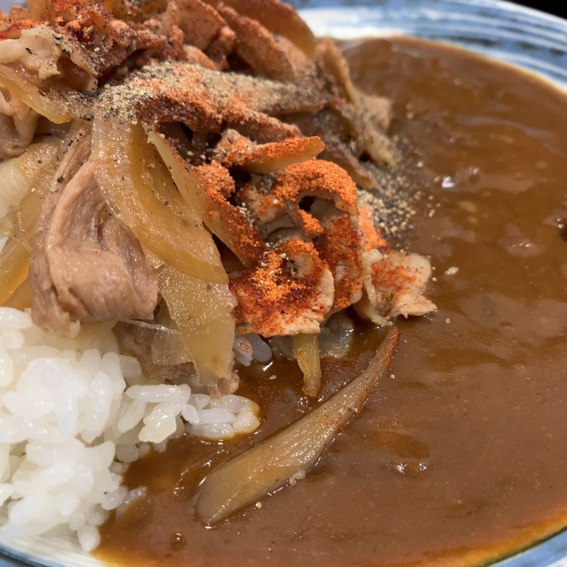 合いがけカレー(かしわや 三軒茶屋店)