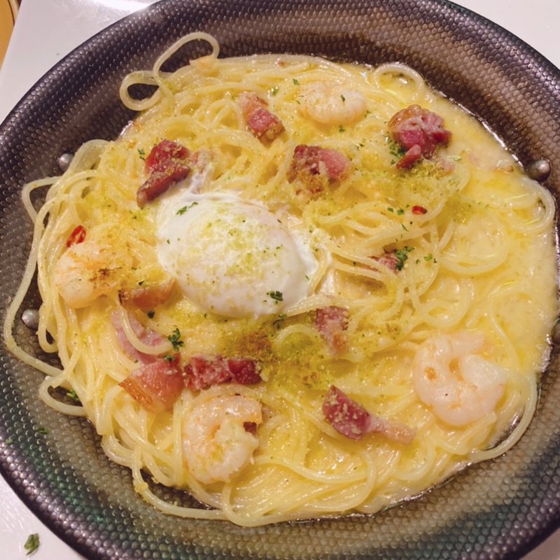 カルボナーラ風焼きパスタ(レストラン空 万津店)