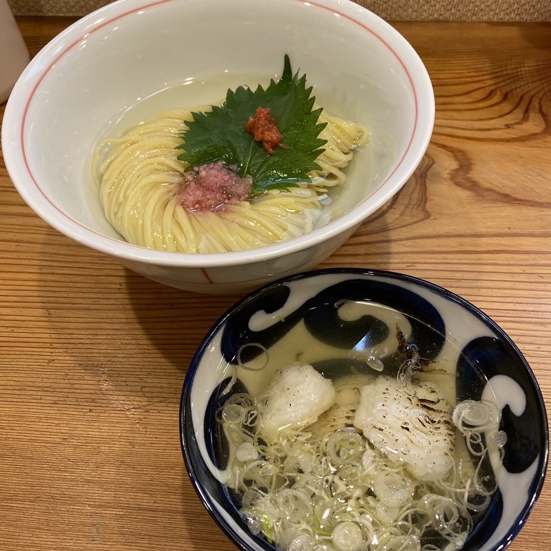 水そば 塩煮干し(別邸三く 豚骨らーめん真真（マシーン）)