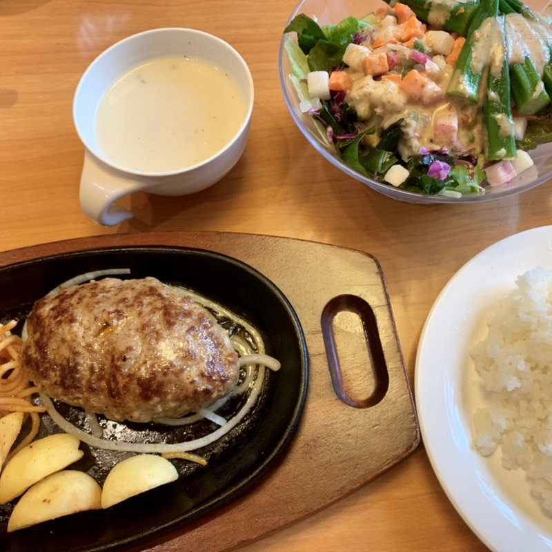 宮ハンバーグランチ(ステーキ宮 東金店)
