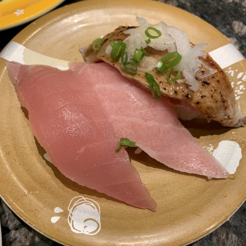 まぐろ三貫握り(魚屋路 下高井戸店)