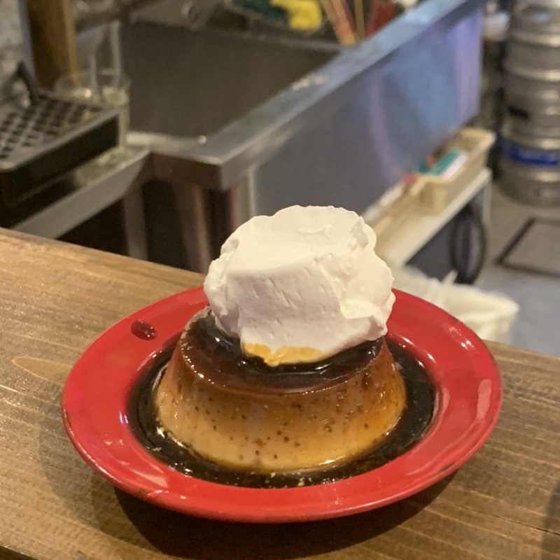 〆プリン(酒飯ぽぽぽ)