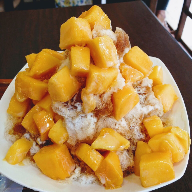 アップルマンゴーかき氷(三徳堂)