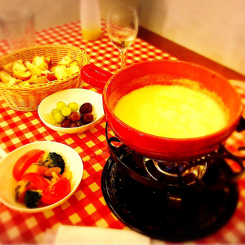スイスフォンデュ(スイス食堂 LePré)