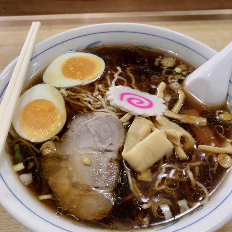玉子入りラーメン(大黒庵 本店)