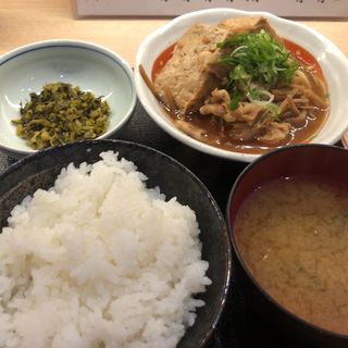 肉豆腐定食(曲宴あぎ)