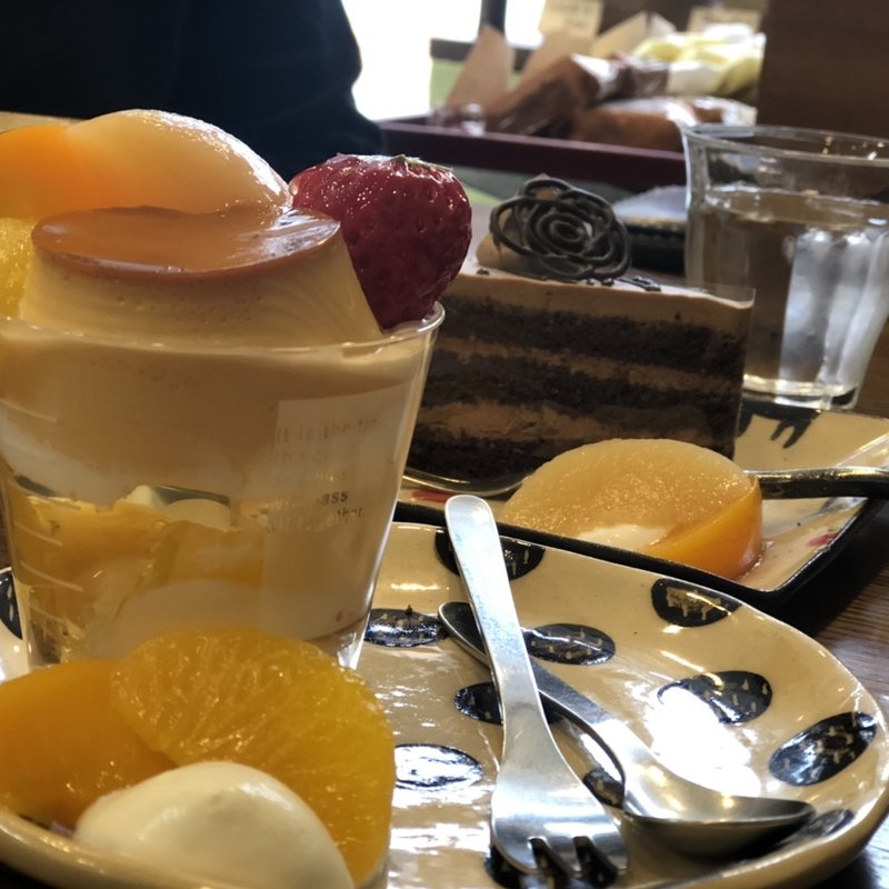 プリンパフェ（小）(てづくりケーキを喫茶のお店佳扇 （かせん）)