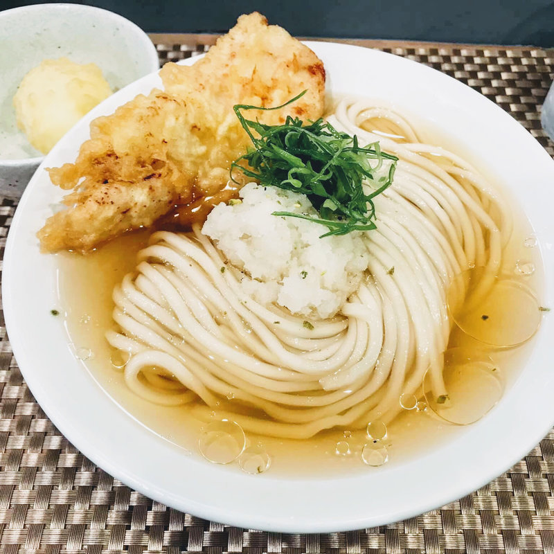 鶏天ぶっかけ（冷）(麺屋坂本01)