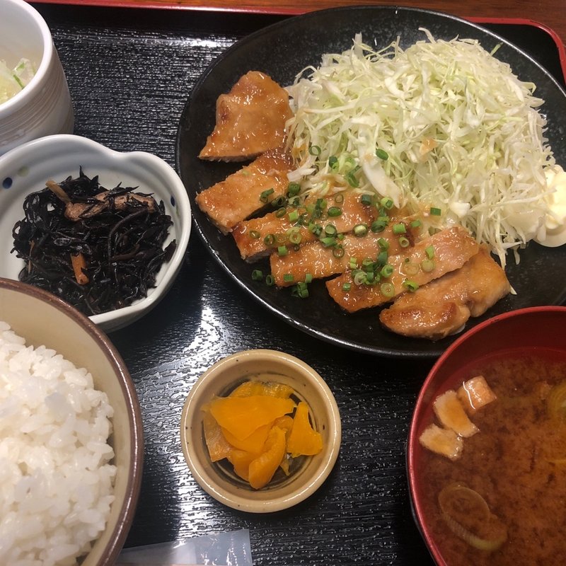 ポークステーキ（週替わり定食）(八丁堀 朋（ハッチョウボリ トモ）)