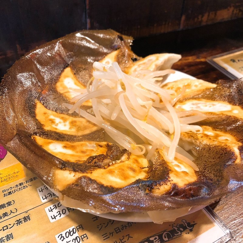 生ビールと餃子セット10ケ(野武士 （浜松／居酒屋）)