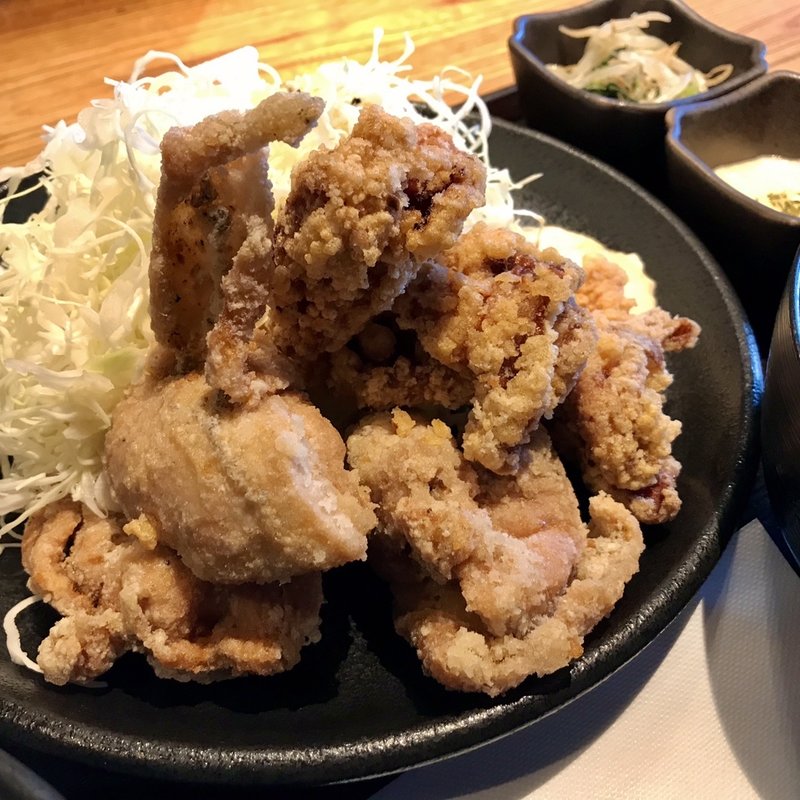 欲張り2種唐揚げ定食(串焼専門 佐五右衛門)