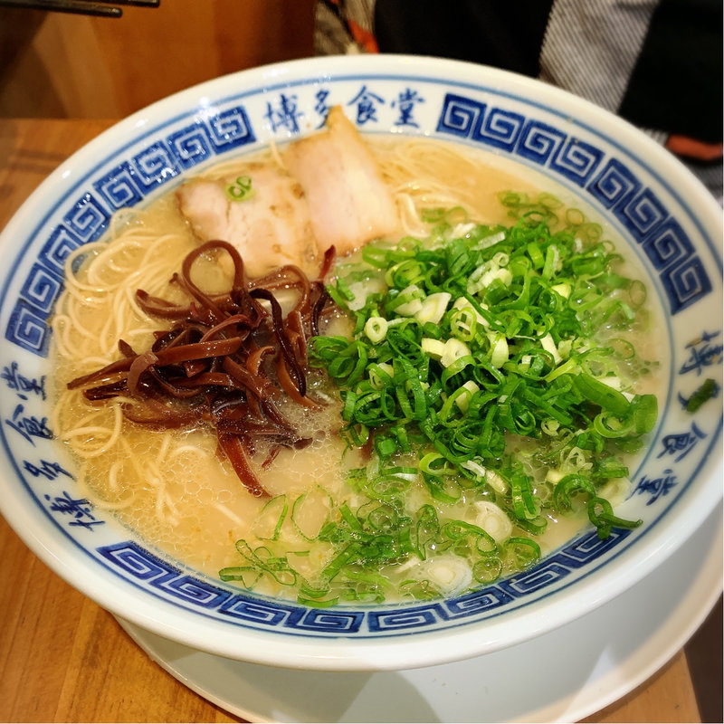 ネギラーメン(博多食堂)