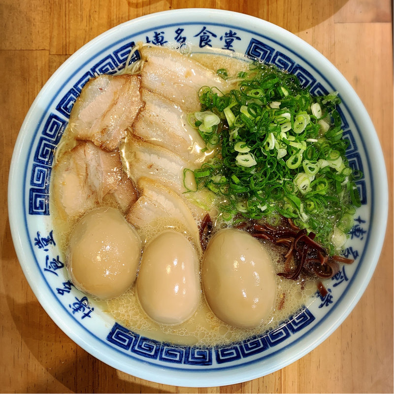 ネギチャーシューラーメン(博多食堂)