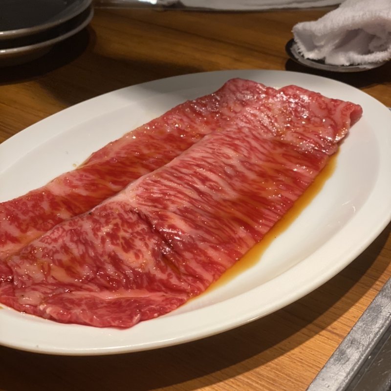 サーロイン 名物 野原焼き(焼肉ジャンボ 白金)