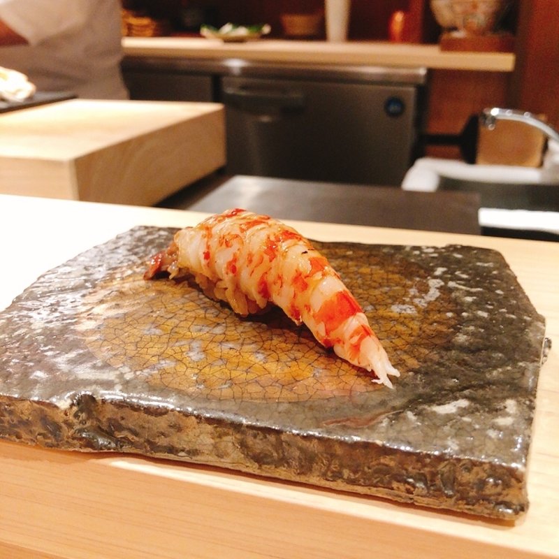 車海老の握り(海味 （うみ）)