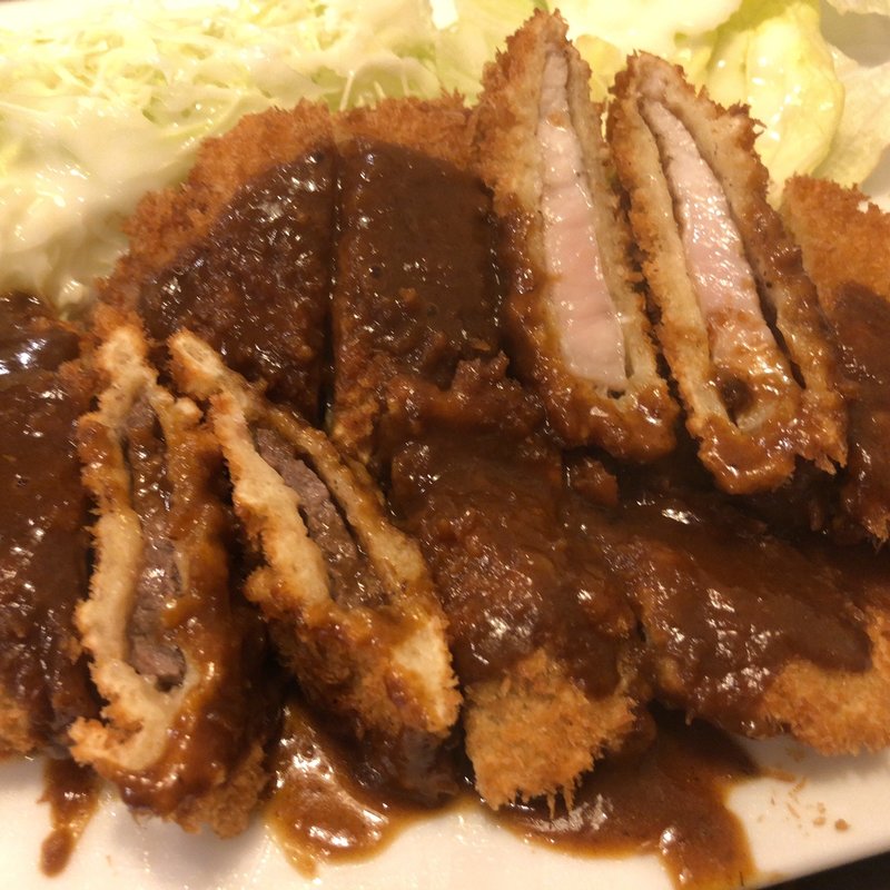 ダブルカツ定食(洋食 土佐勝)
