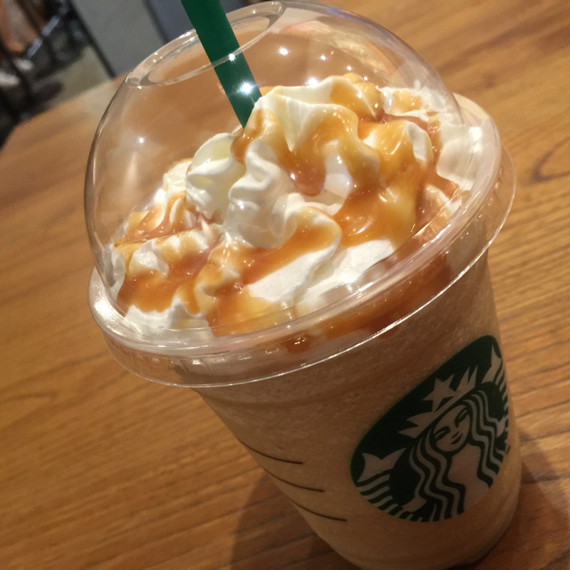 キャラメルフラペチーノ(スターバックスコーヒー アトレ上野店)