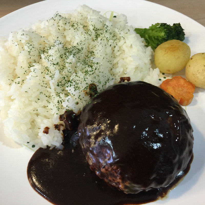 ハンバーグプレート(ルミエールシミュレーションゴルフスタジオcafe)