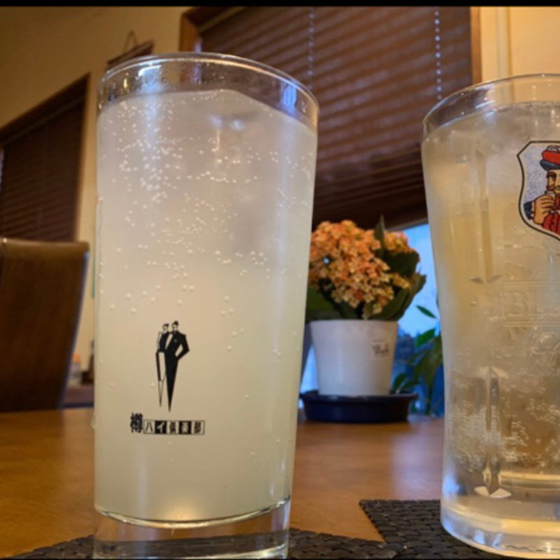 ゆず炭酸割り(豆とん)