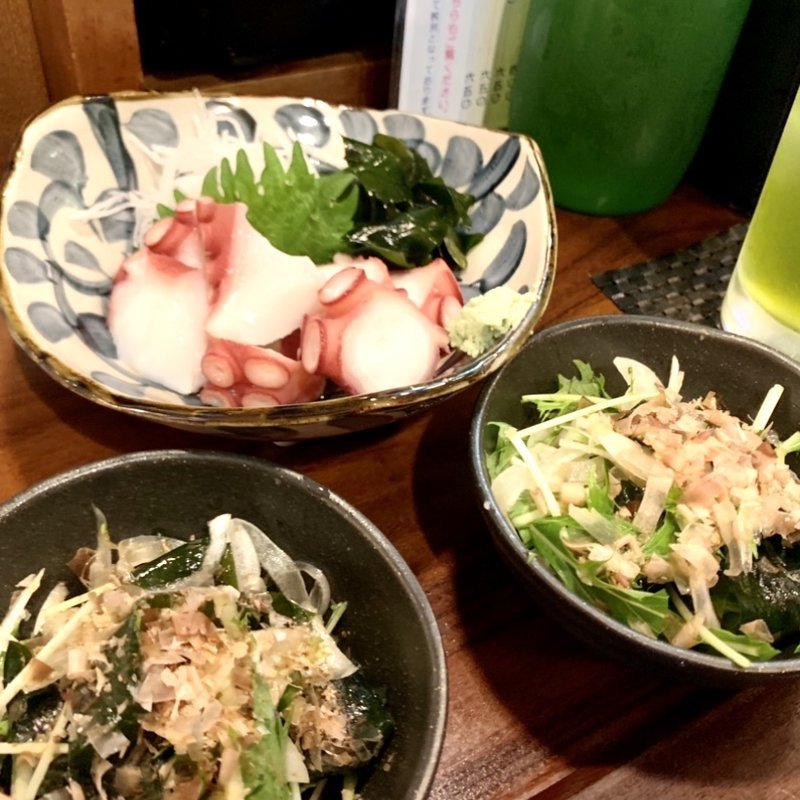 タコ刺し(豆とん)