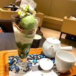 抹茶パフェセット(nana's green tea ららぽーと富士見店)