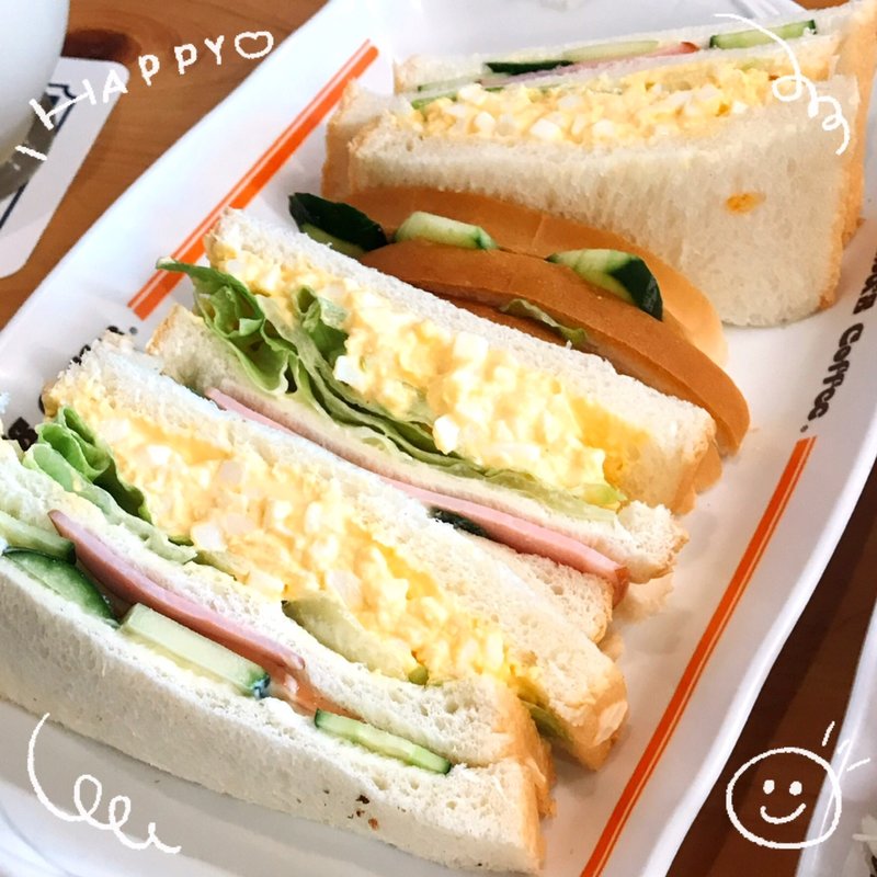 タマゴサンド(コメダ珈琲店 箕面小野原店)