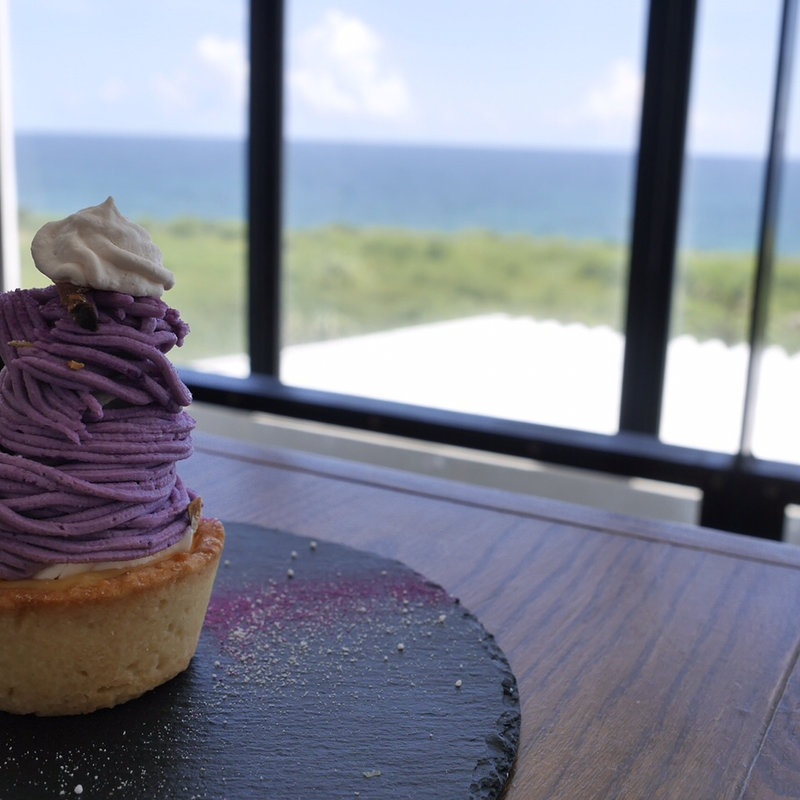 紅芋モンブラン(ソラニワホテルアンドカフェ （soraniwa hotel and cafe）)