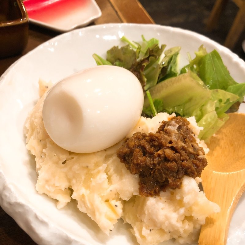 自家製ぽてサラ(馬肉酒場 冨士山)