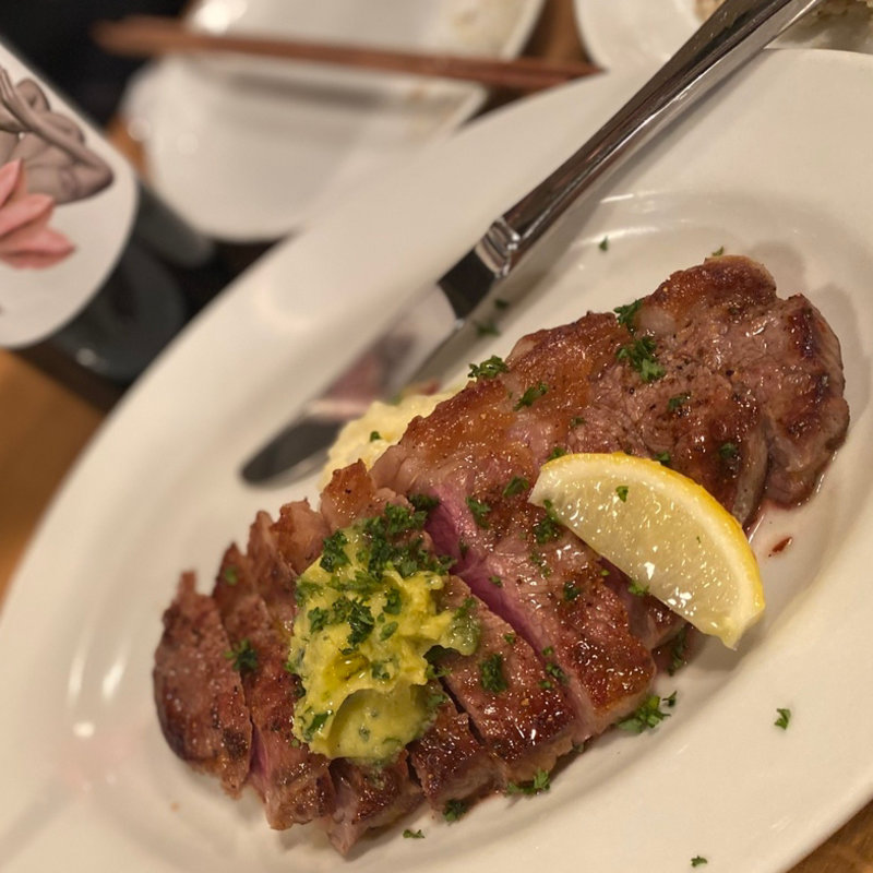 牛サーロインステーキ(船橋ワイン食堂862)