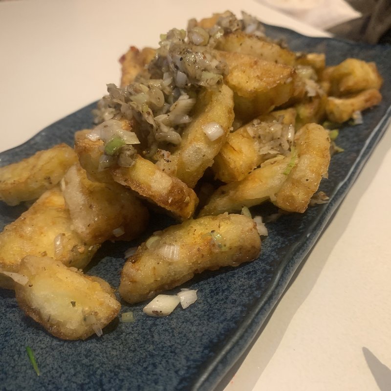 名物！！茄子のカリカリ揚げ　焙煎山椒風味(コクエレ)