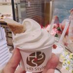 杏仁ソフトクリーム