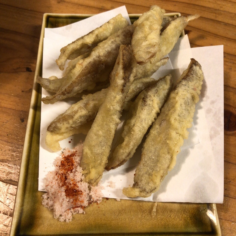 新ごぼうの天ぷら(ぶんご)