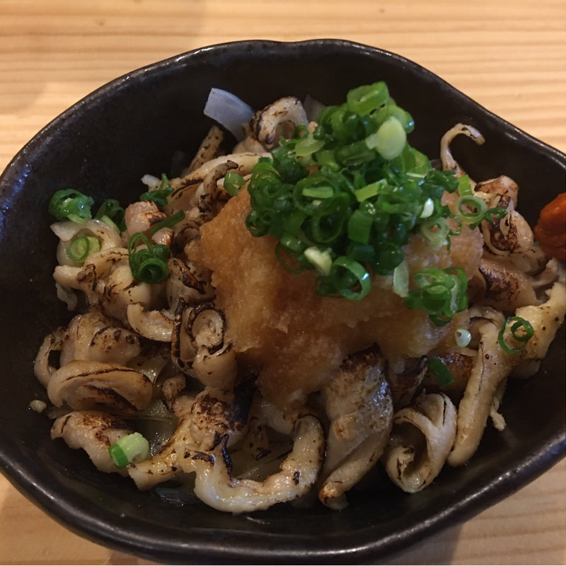 知覧どり　とり皮ポン酢(鶏居酒屋 ちらんや)