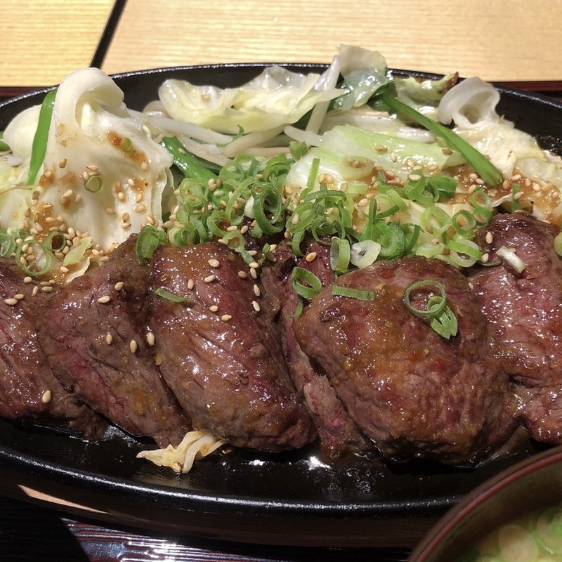 鉄板ランチ 牛サガリ(蟻月 池袋東武店)
