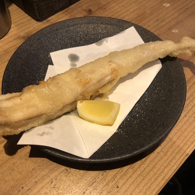 穴子のフリット(BEER STAND molto!! 阪急三番街店)