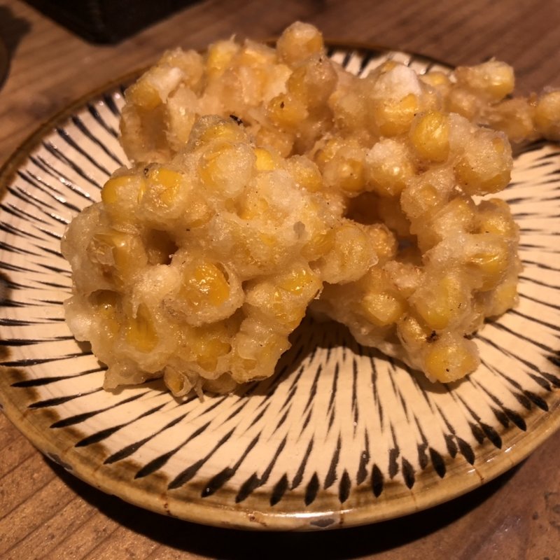 とうもろこしかきあげ(BEER STAND molto!! 阪急三番街店)