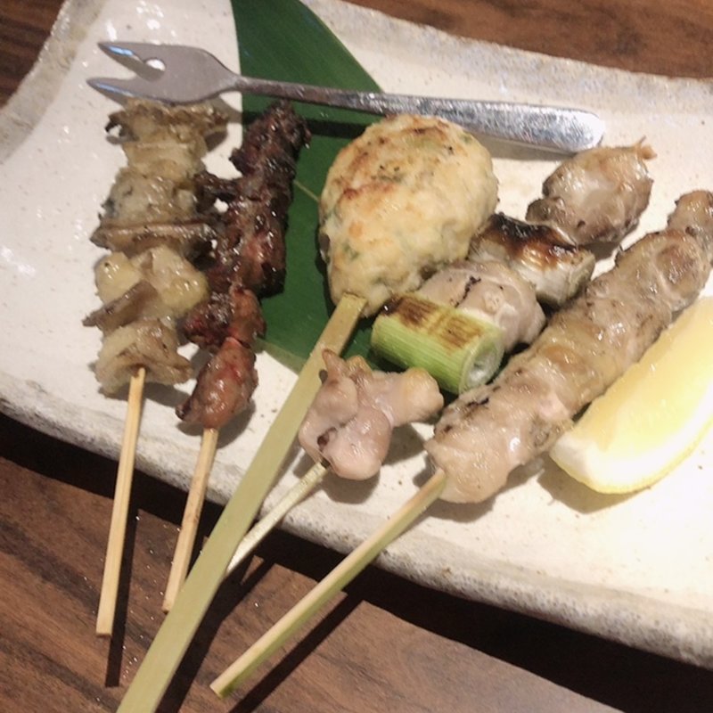 串焼き盛り合わせ(京町しずく 京都駅前店 )