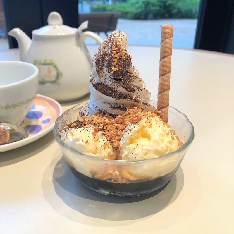 コーヒーゼリー＆マスカルポーネサンデー(ハンド ベイクス グランツリー武蔵小杉店)