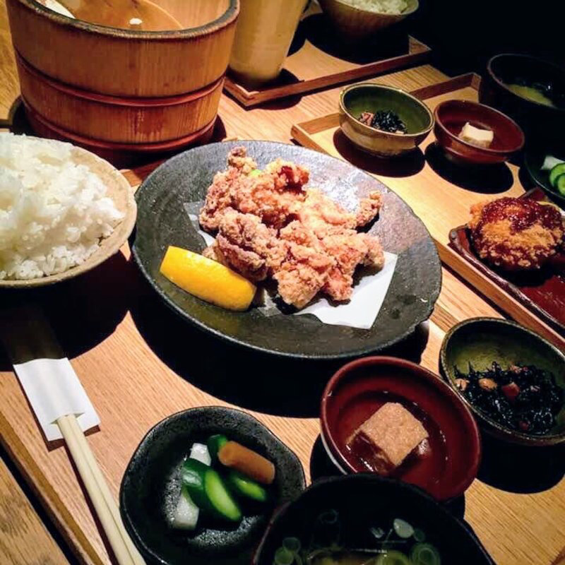 若鶏の竜田揚げ(ごはんや一芯 代官山)