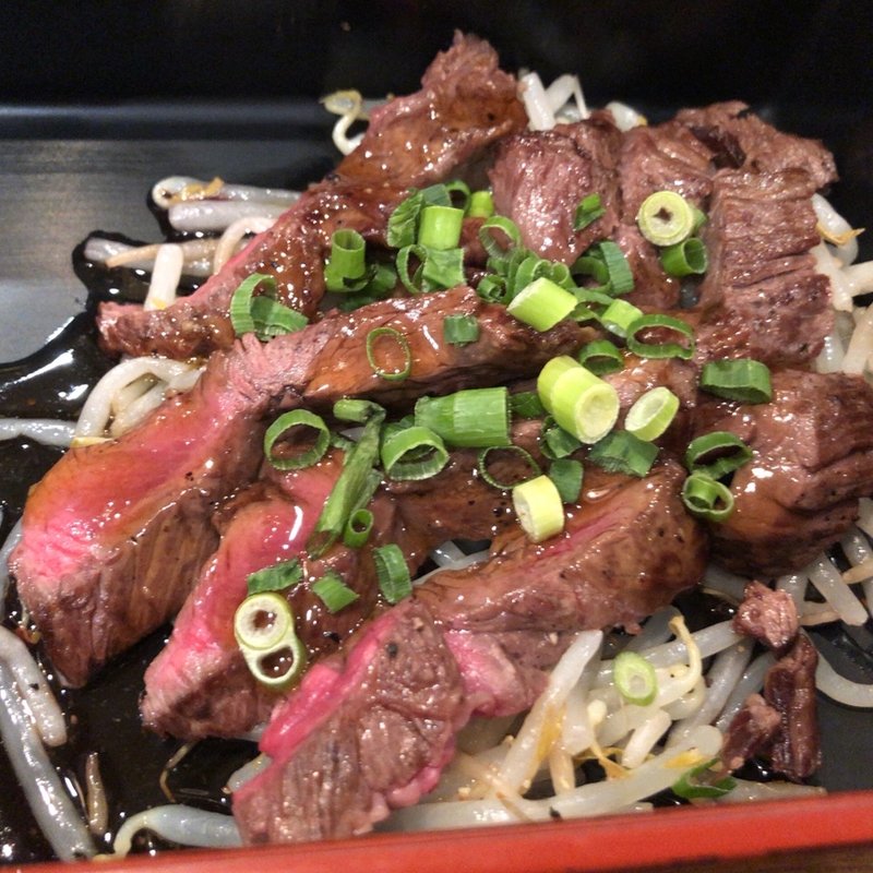 ハラミステーキ定食(魚介ビストロsasaya BYO 大崎店)